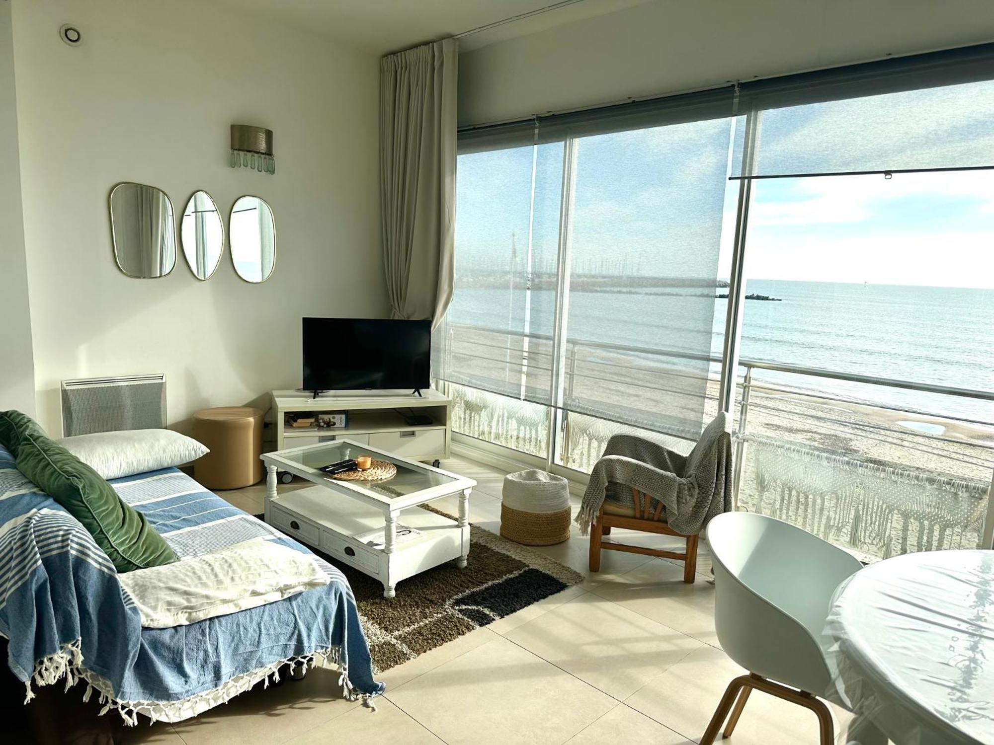 Superbe Appartement Cosy Face Mer Палава-ле-Фло Экстерьер фото